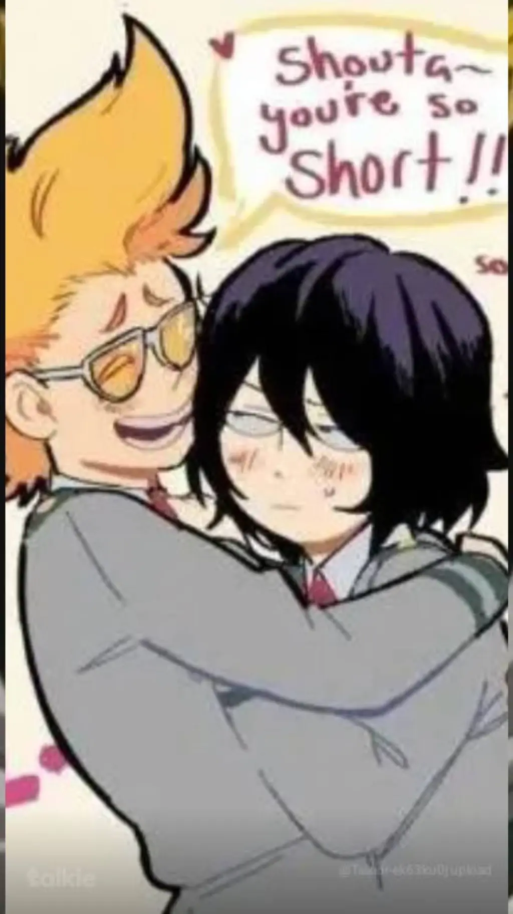 ai character: mic and aizawa background