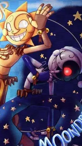 ai character: Sun and Moon background