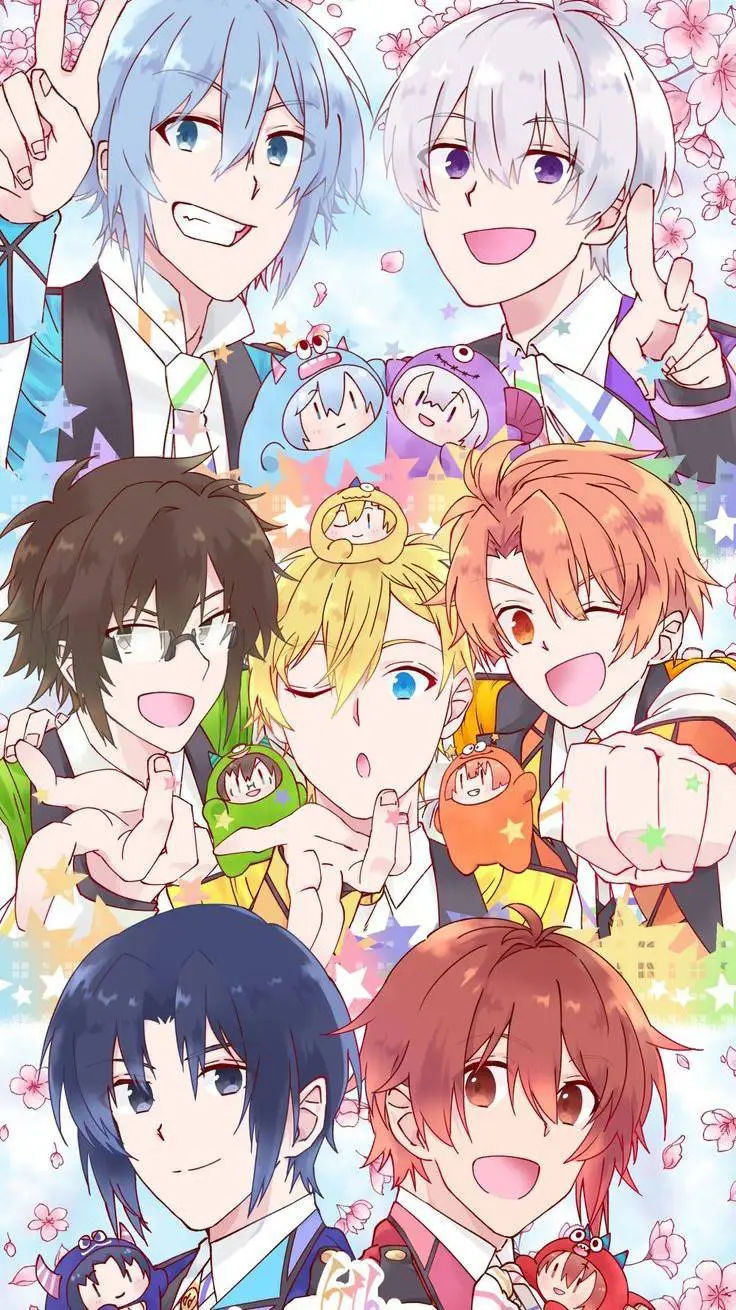 ai character: idolish7 🍒 background