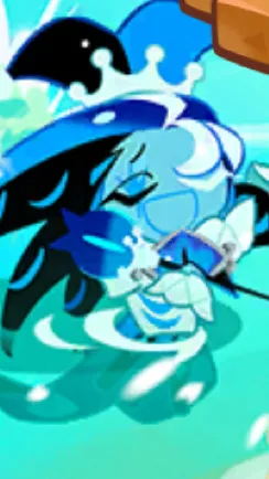 ai character: Shadow milk cookie background