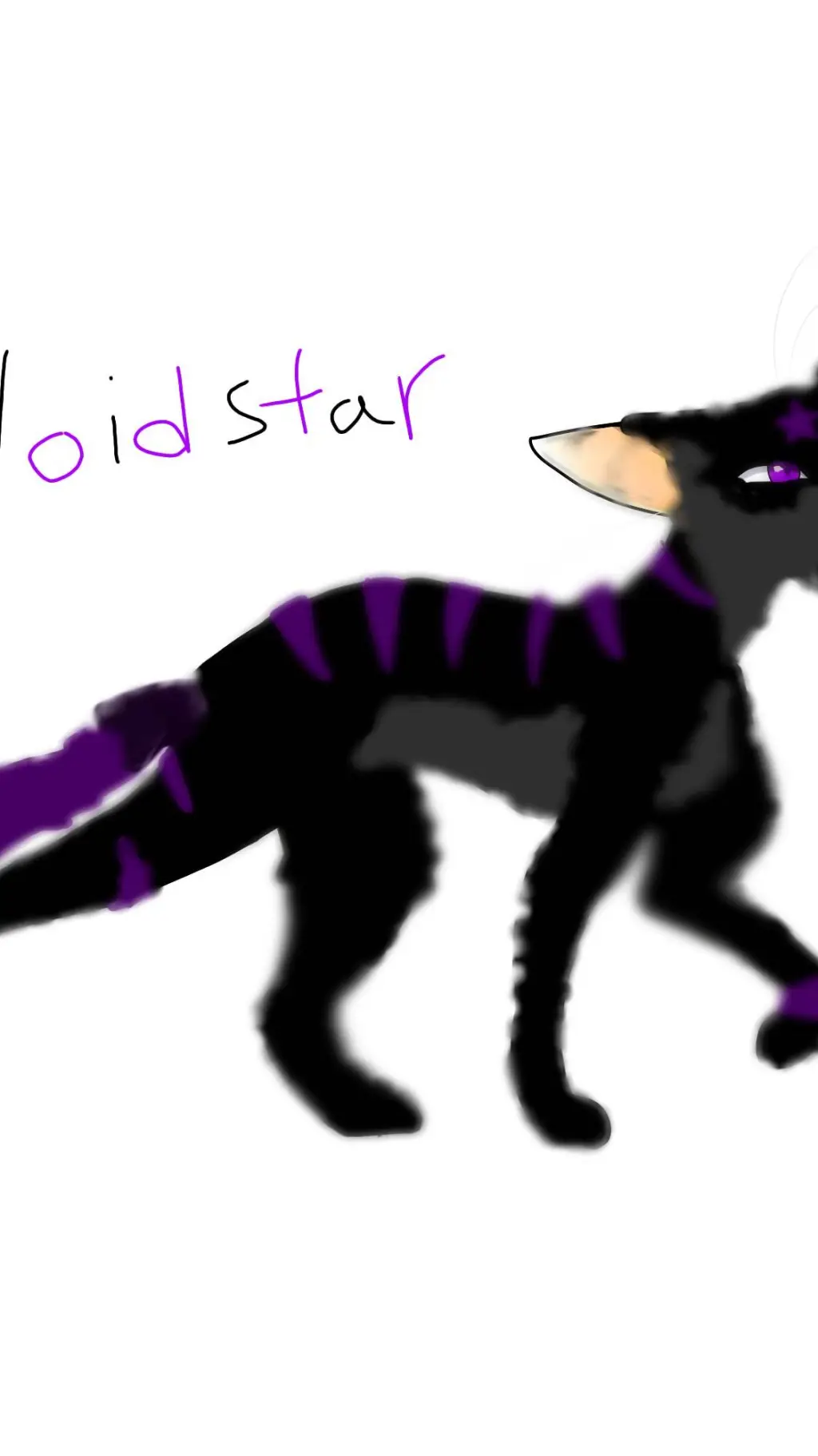 ai character: Voidstar (Oc) background