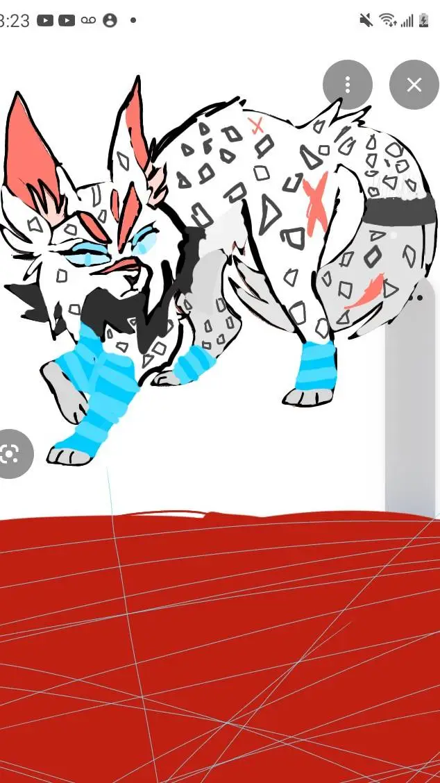 ai character: Snowflake(Snow) background