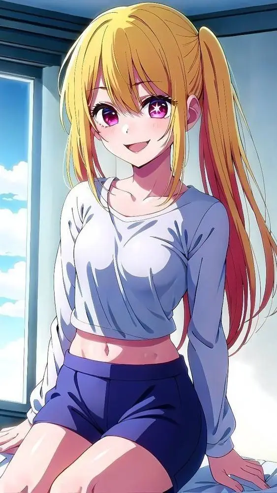 ai character: Ruby Hoshino  background