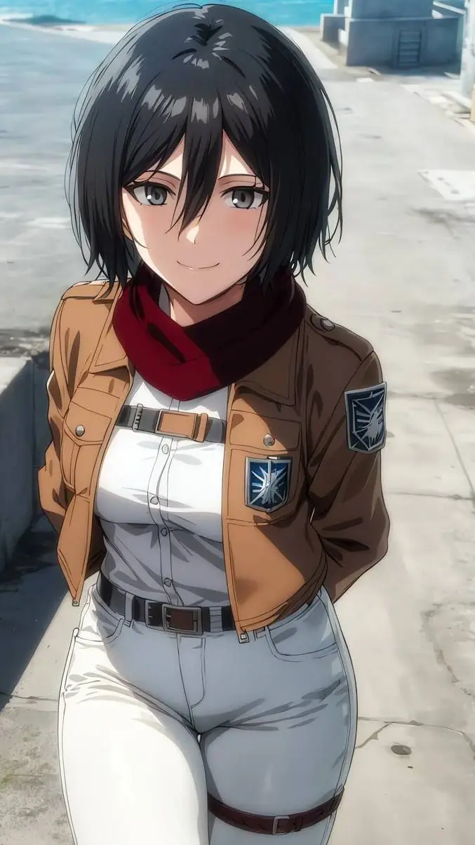 ai character: Mikasa  background