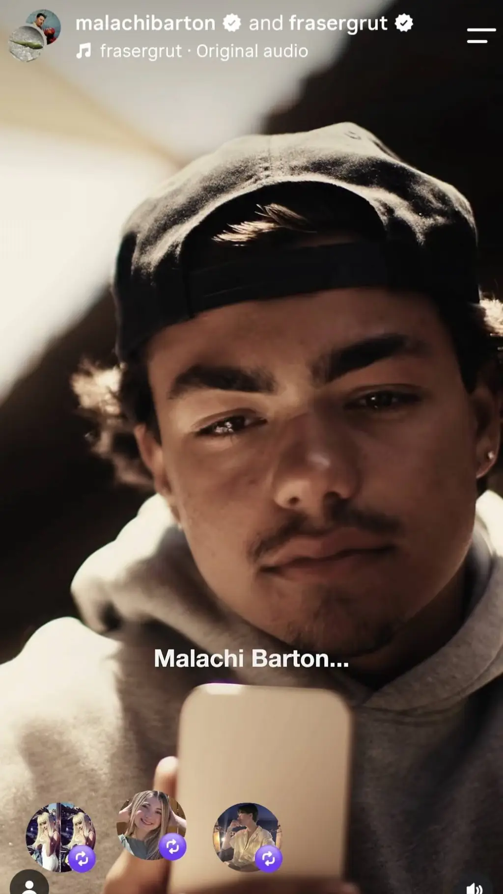 ai character: malachi barton  background