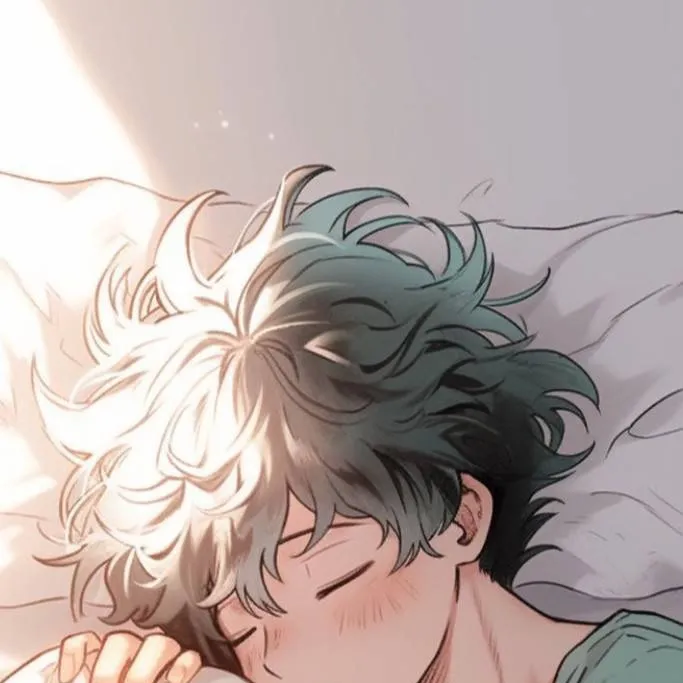chat with ai character: Clingy deku 🥦