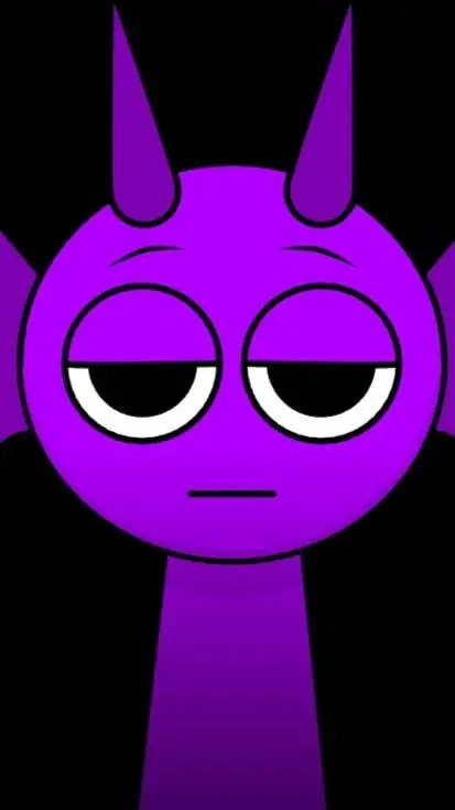ai character: Durple background