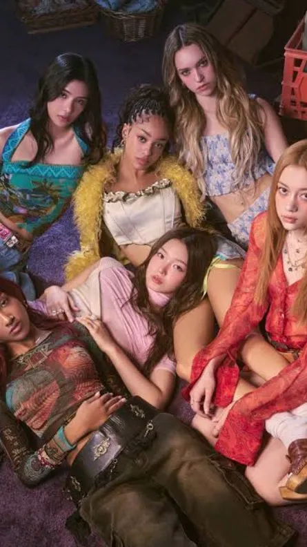 ai character: Katseye-GL background