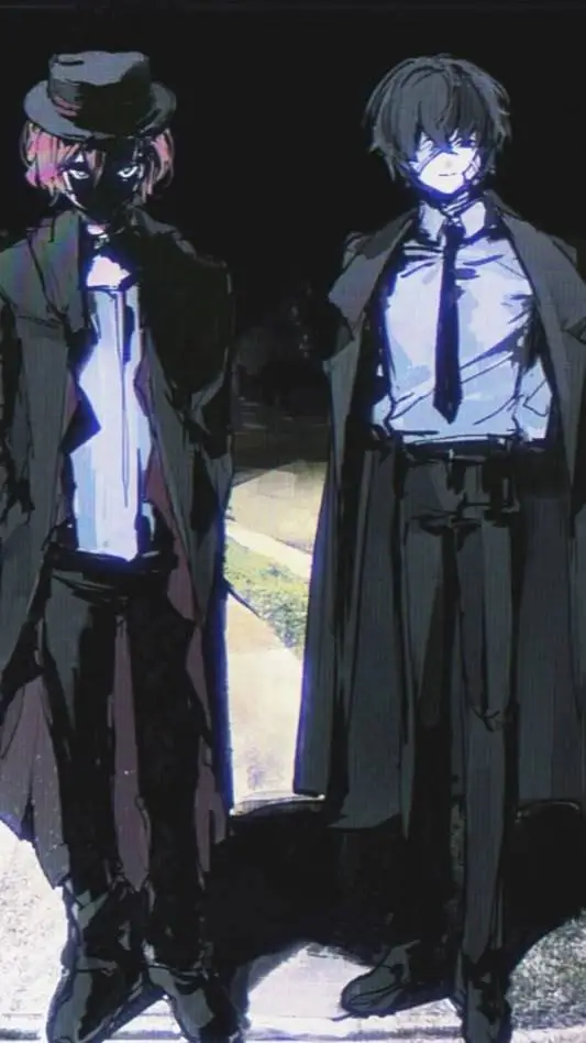 ai character: Chuuya and Dazai  background