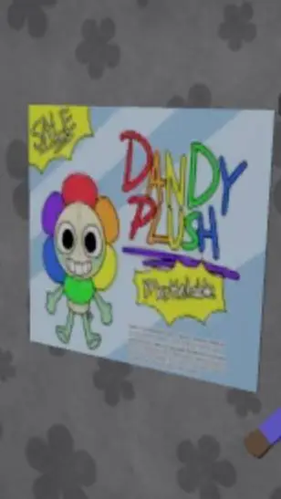 ai character: Dandys world!  background