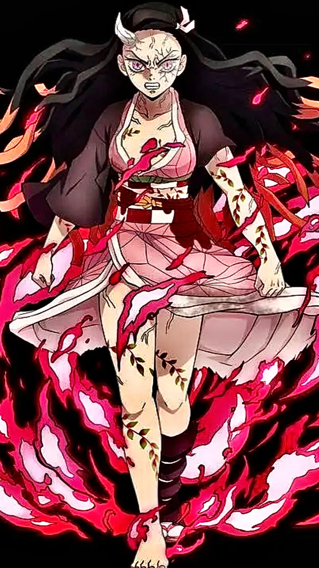 ai character: Nezuko kamado background