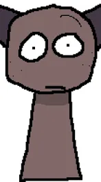 ai character: Horror Temu gray background