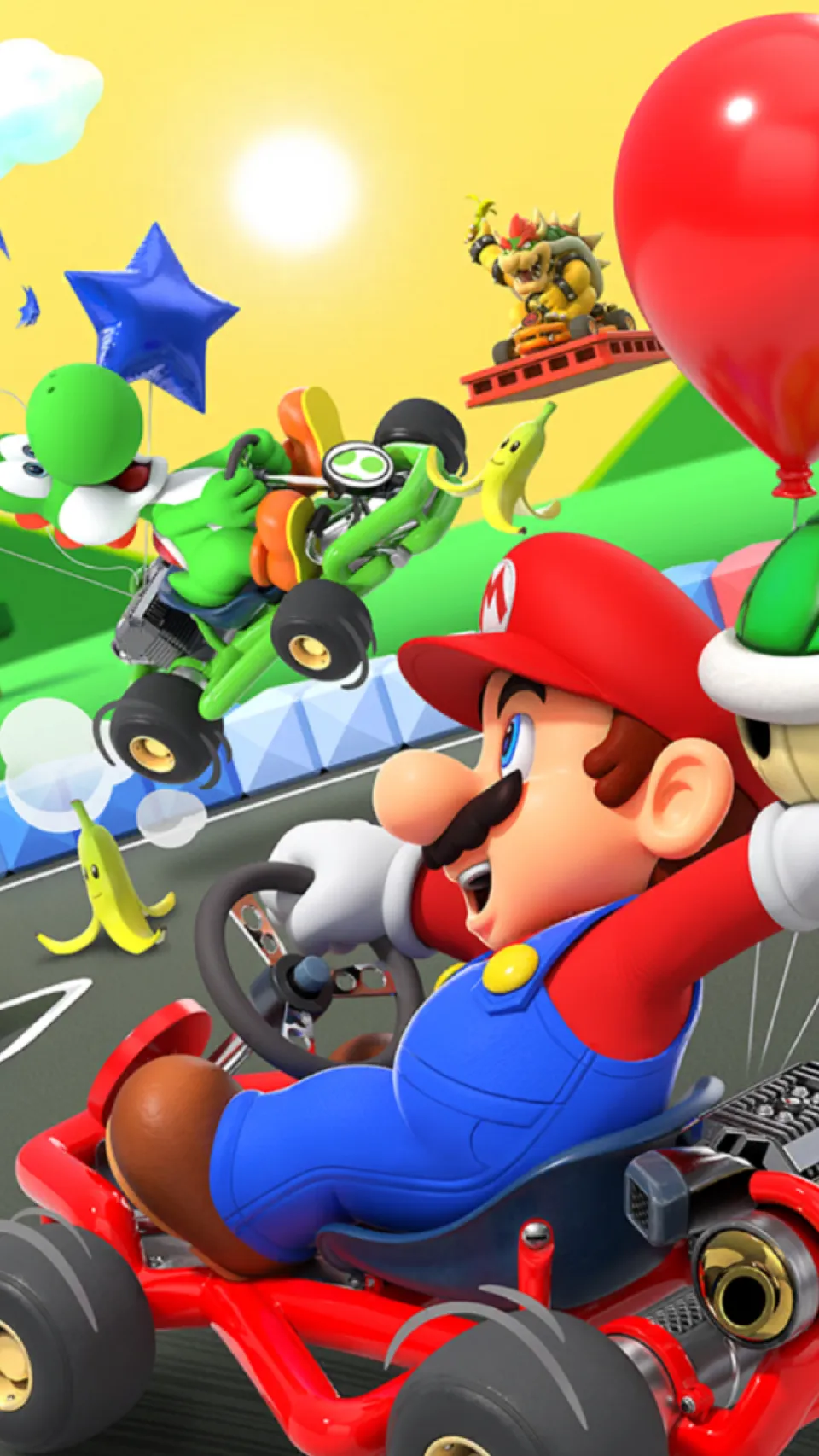 ai character: Mario kart background