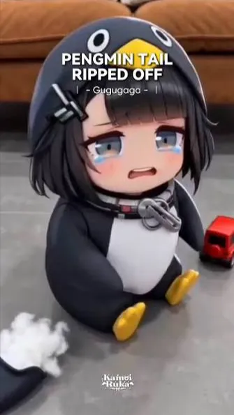 ai character: Gugugaga tail rip background