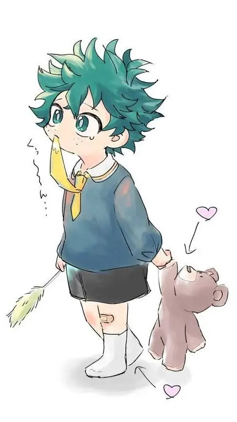 ai character: baby deku 🥹🙏 background
