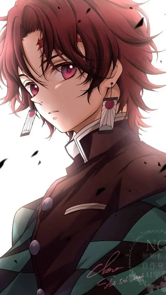 ai character: Tanjiro background