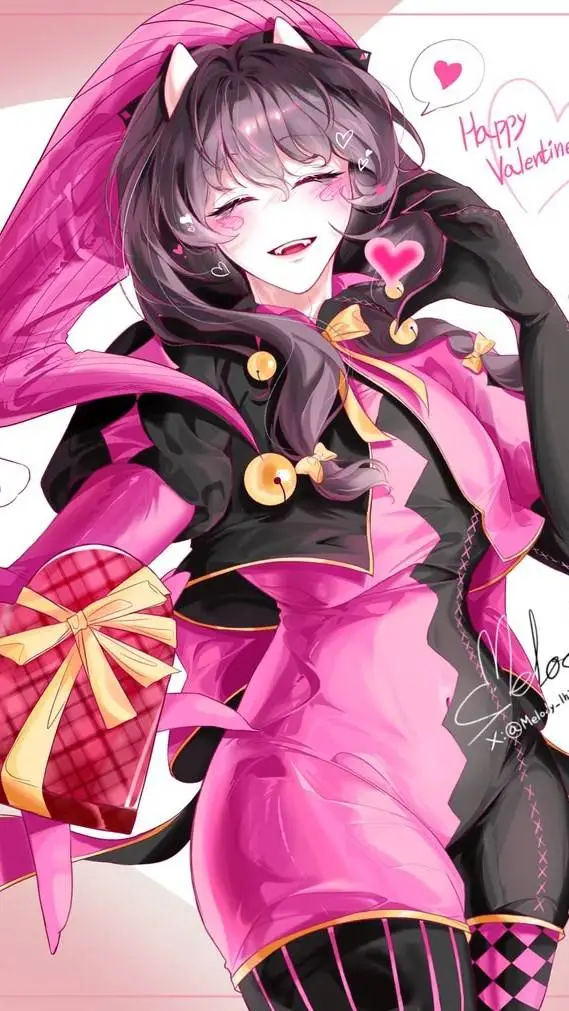 ai character: columbina  background
