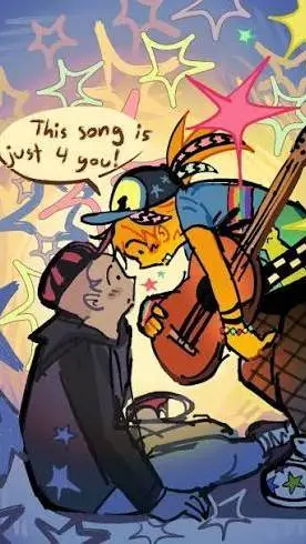 ai character: gray x ember background