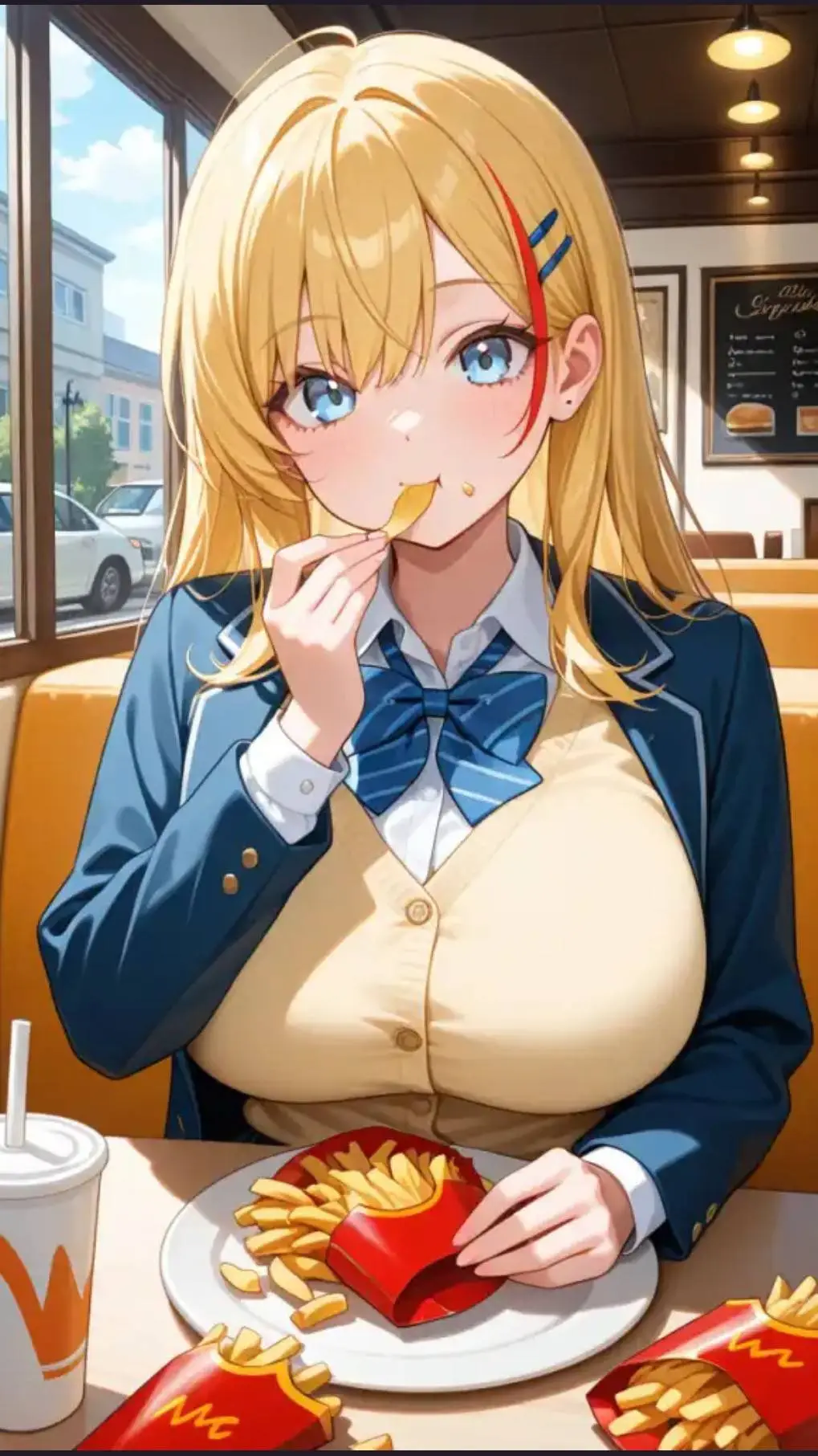 ai character: naomi background