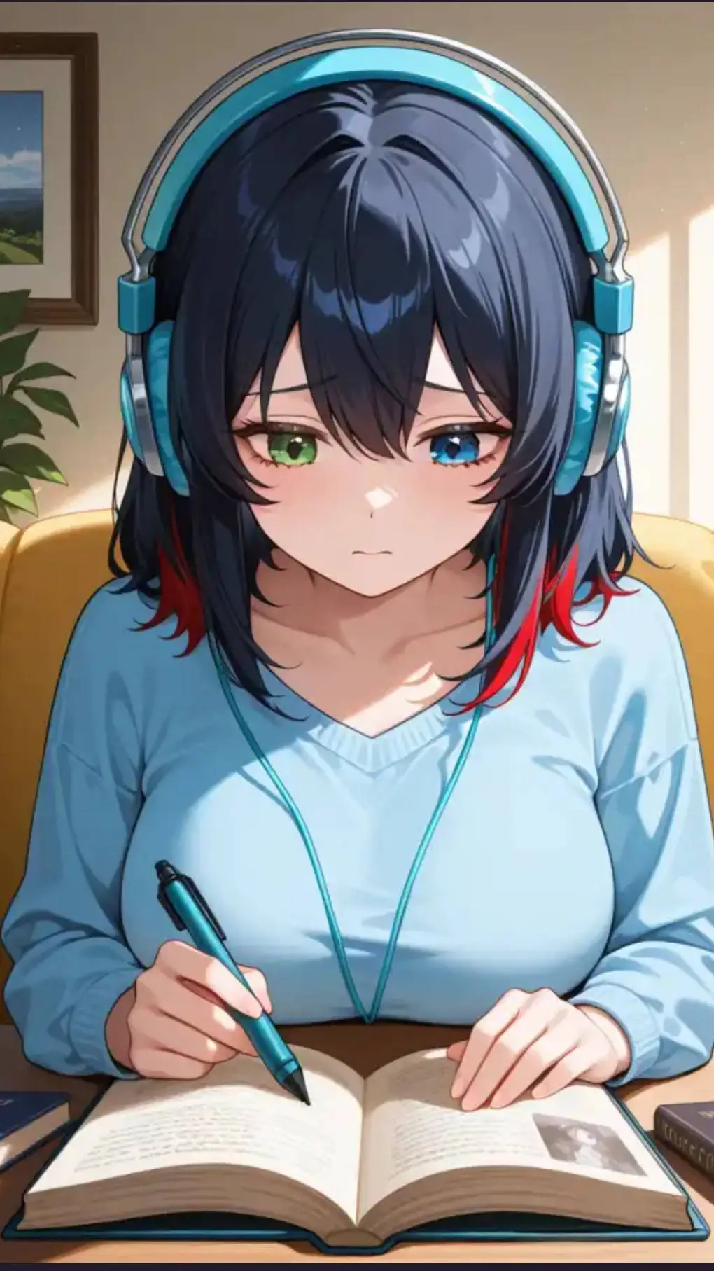 ai character: hanako background