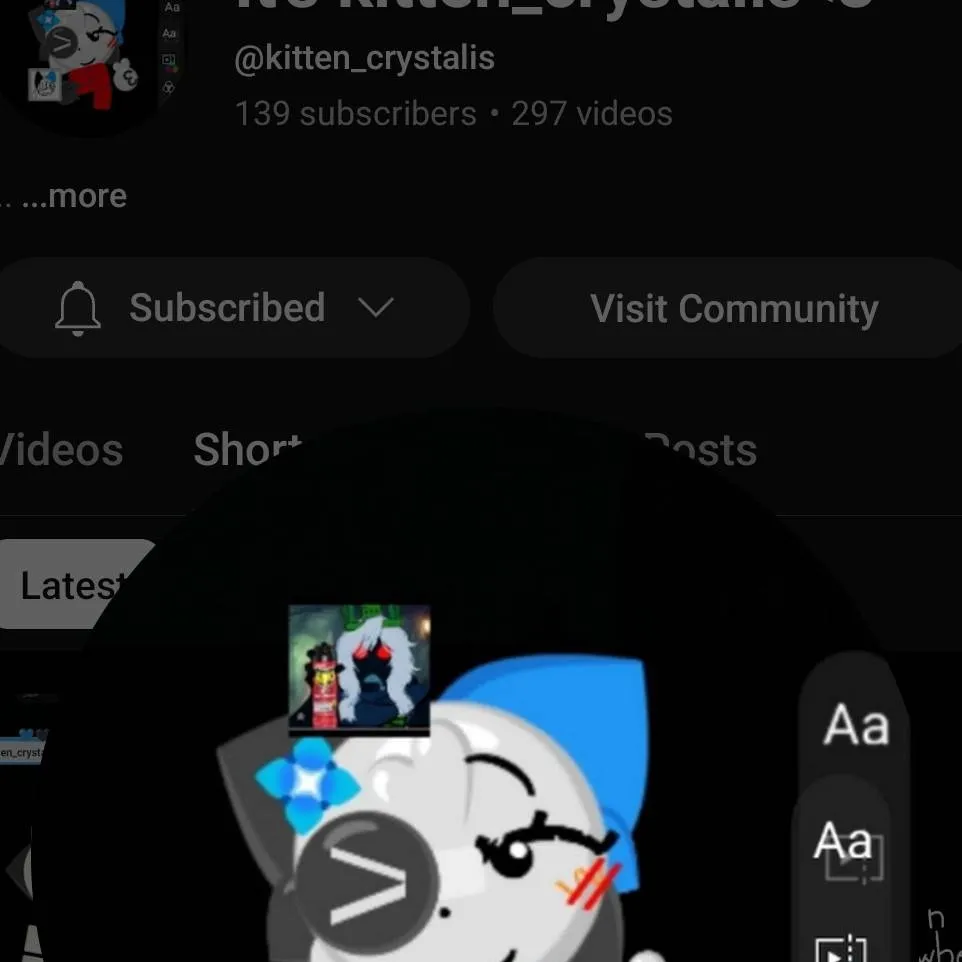 chat with ai character: kitten