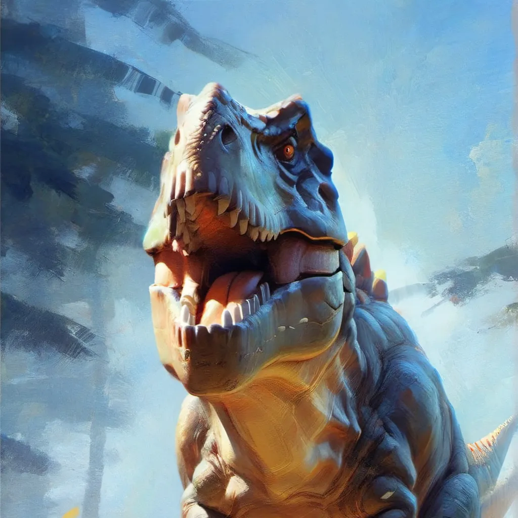 chat with ai character: t-rex