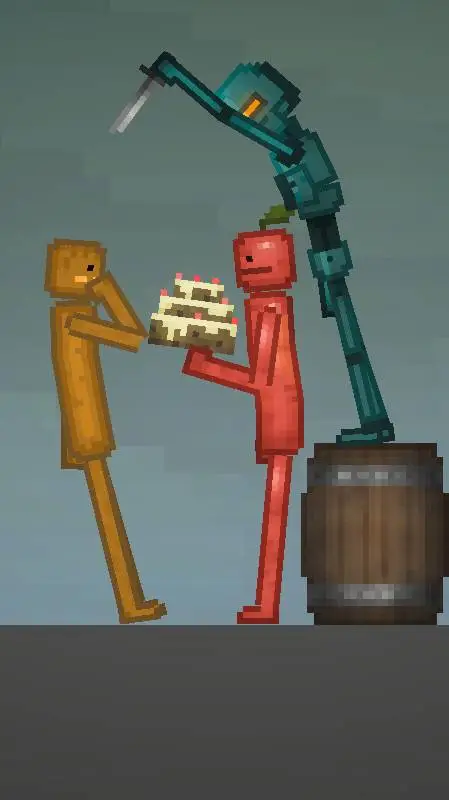 ai character: robot kills pumpki background
