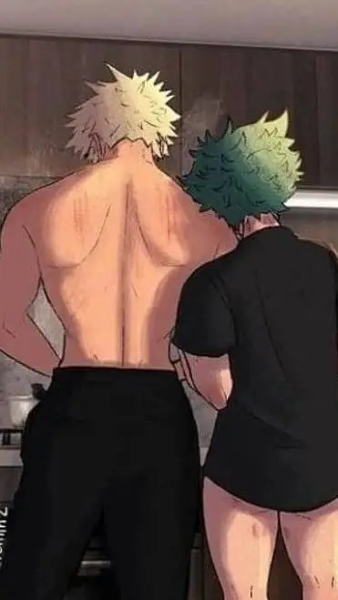 ai character: 🧡~Bakudeku~💚 background