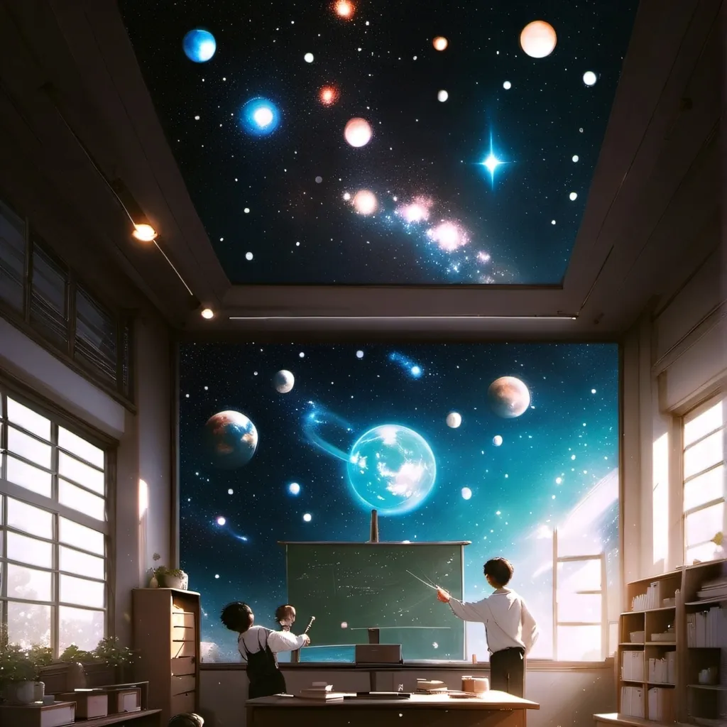 chat with ai character: Classroom