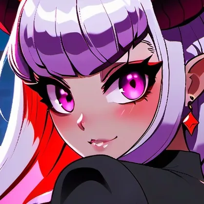chat with ai character: demon girl,