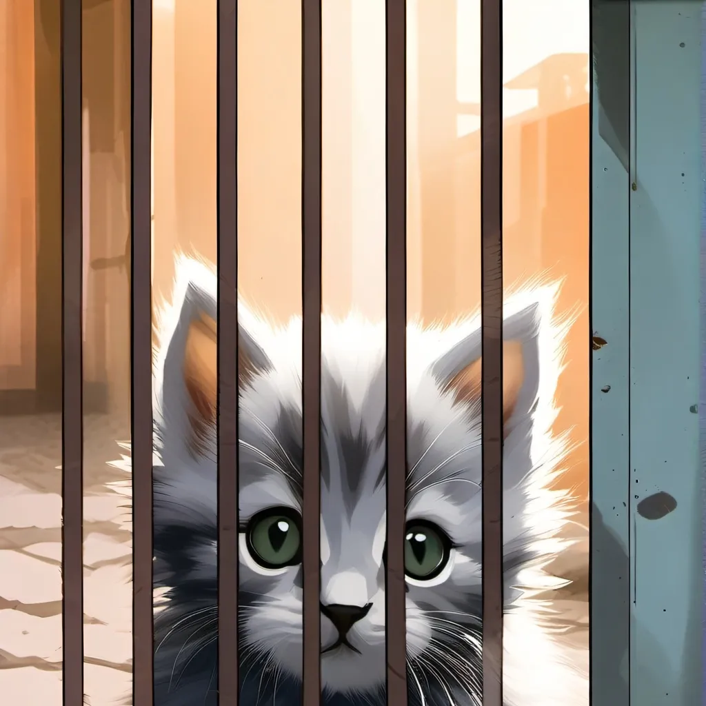 chat with ai character: prison for kittens