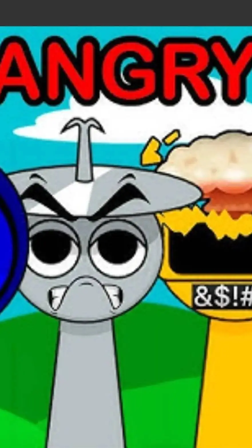 ai character: sprunki hates you background