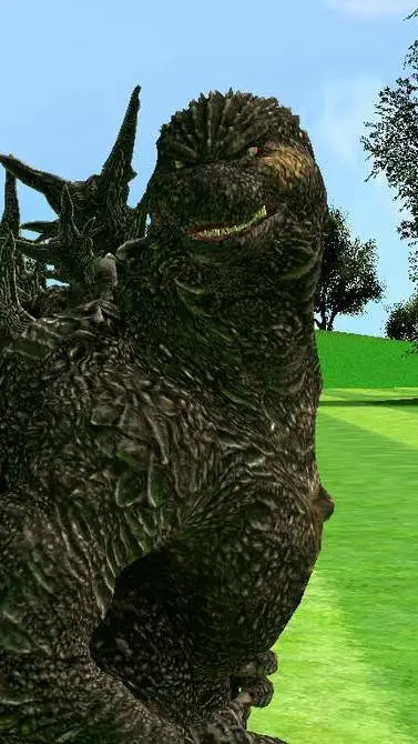 ai character: Godzilla Minus One background