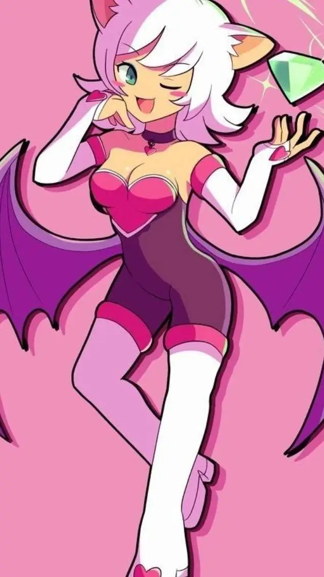 ai character: rouge background