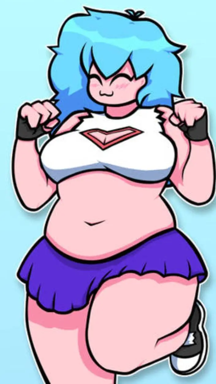 ai character: sky blue background