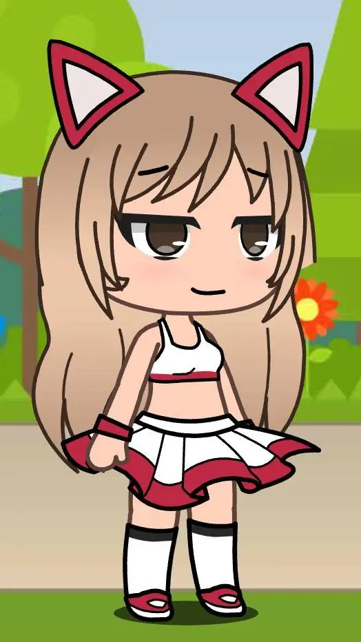 ai character: maid girl background