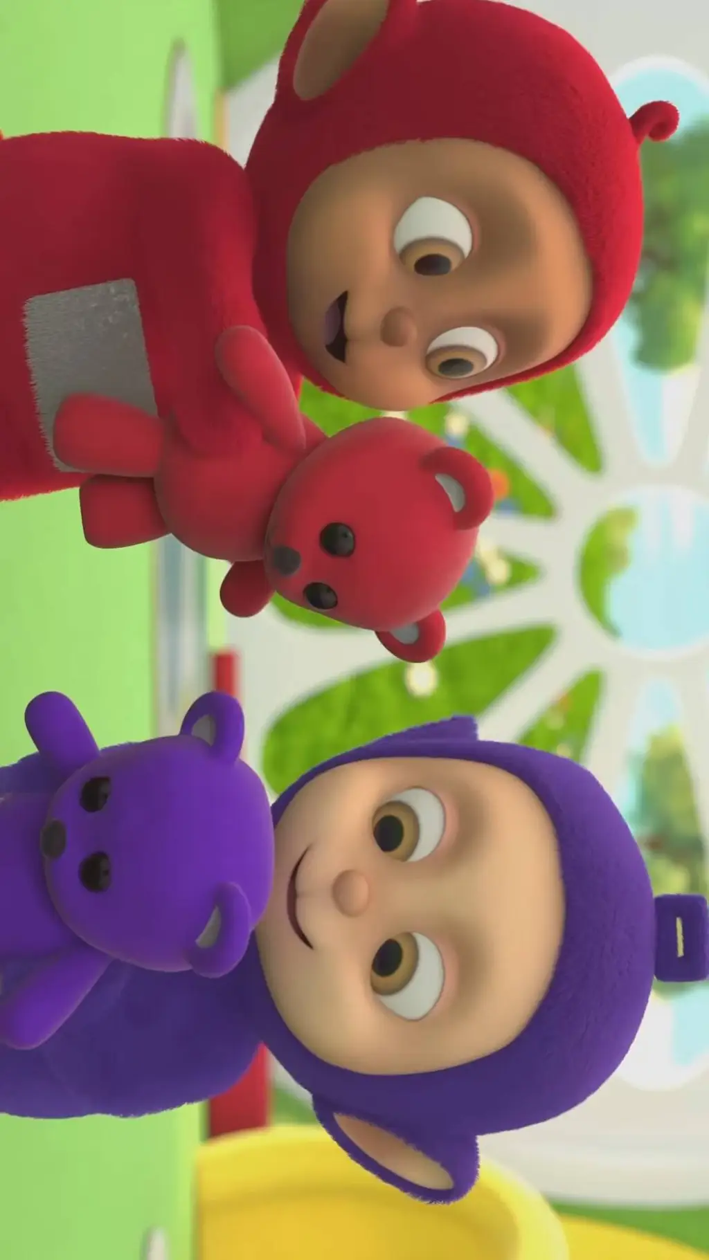 ai character: Tinky po background