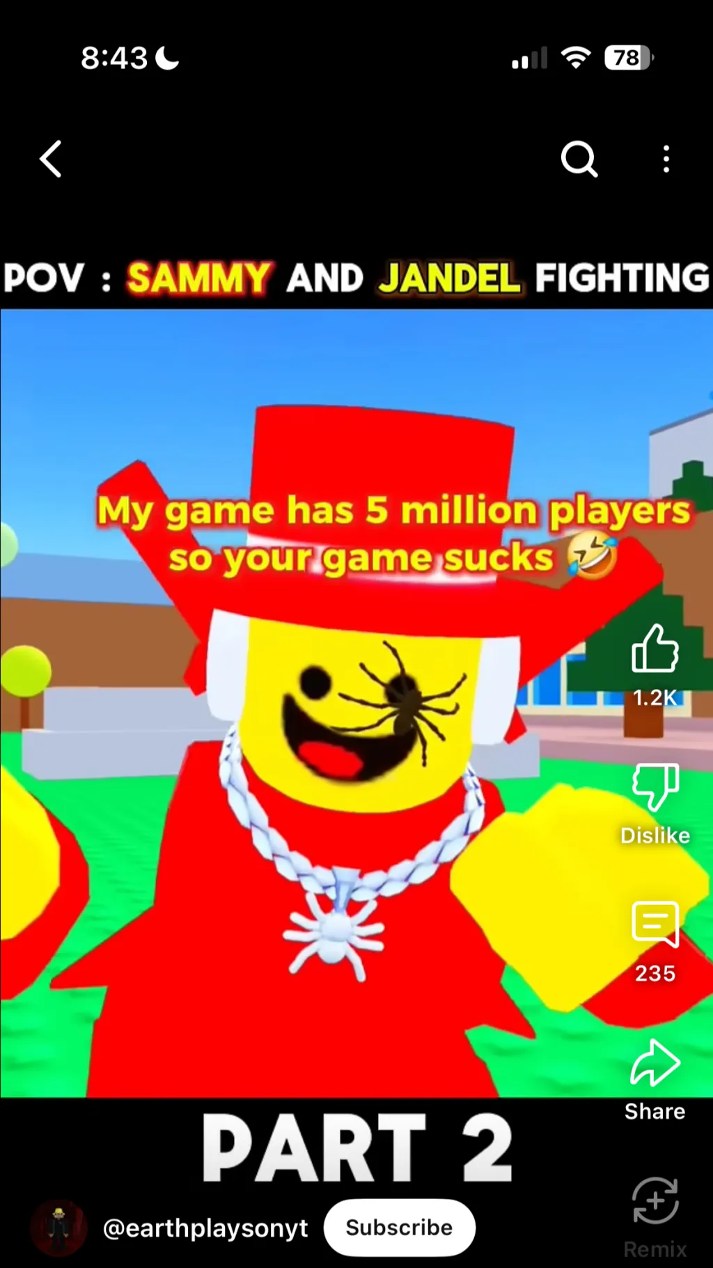 ai character: Sammy background
