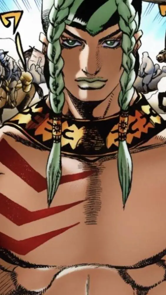 ai character: jjba sleepover.  background