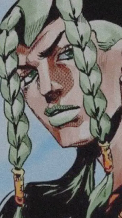 ai character: jjba morning  background