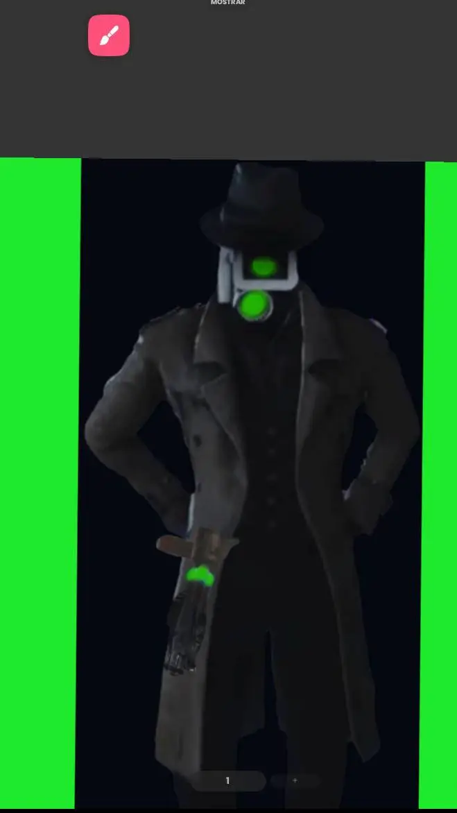 ai character: mafia cameraman background