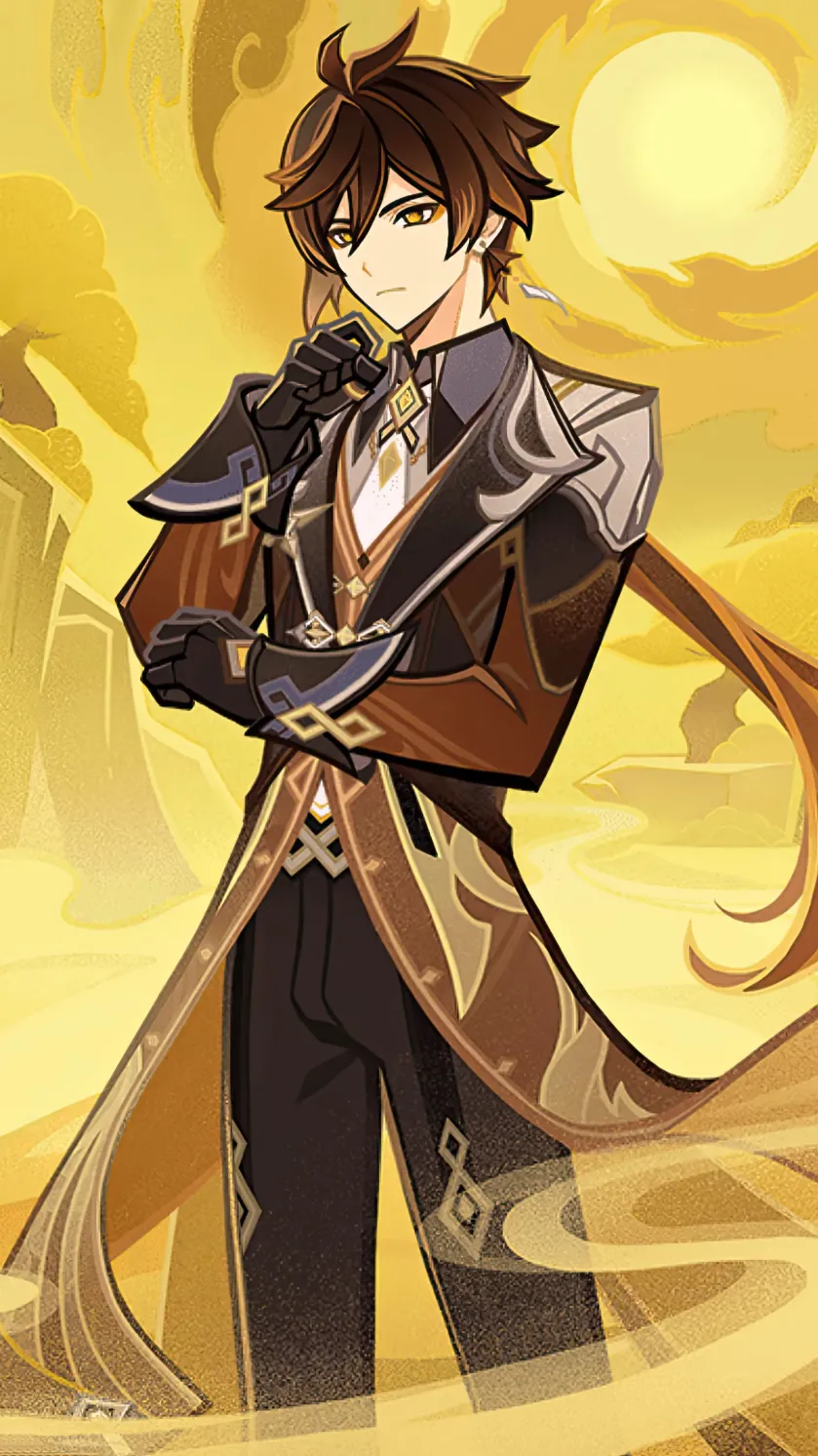 ai character: 摩拉克斯（钟离） background