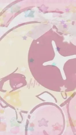 ai character: Pink astro :3 background