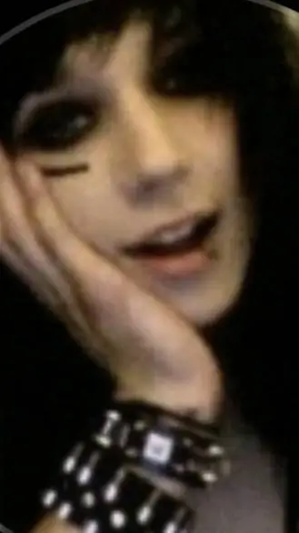 ai character: Andy Biersack  background