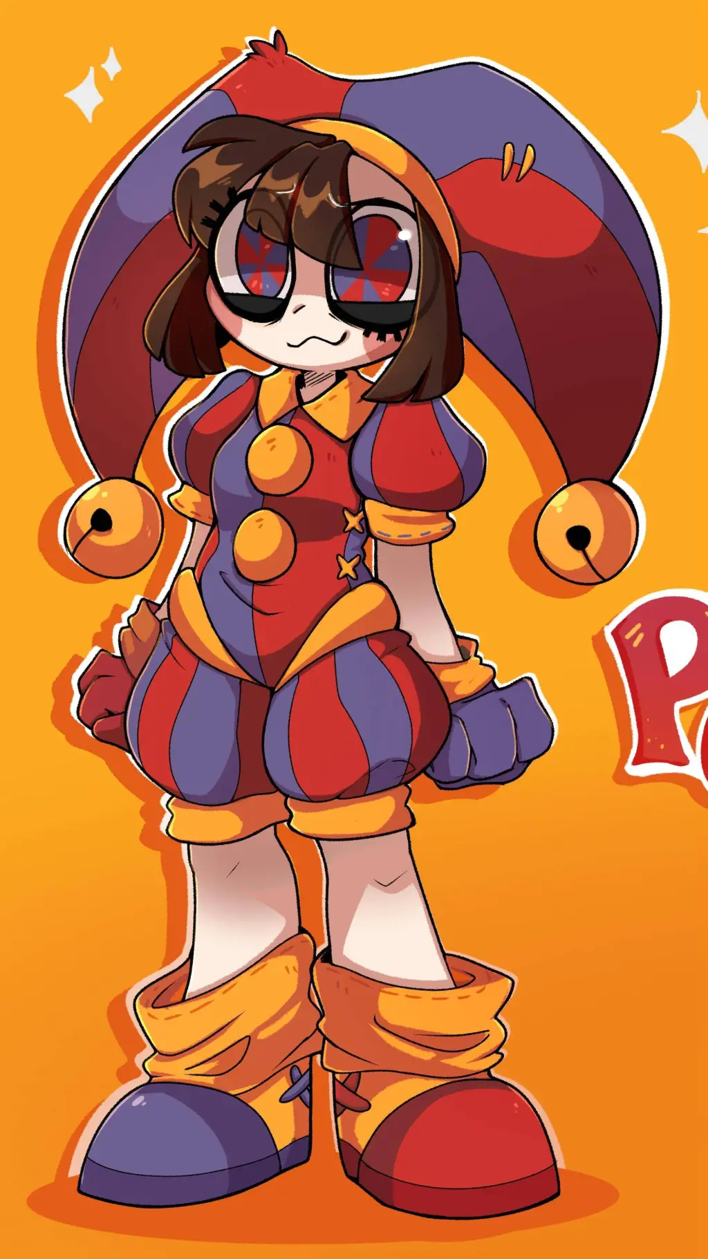 ai character: Pomni background