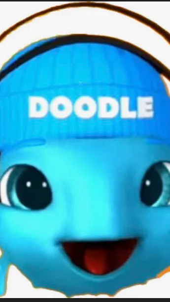 ai character: Doodle and Arkey background