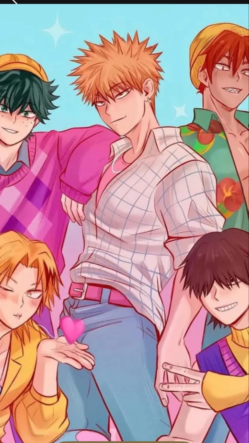 ai character: Mha saja boys  background