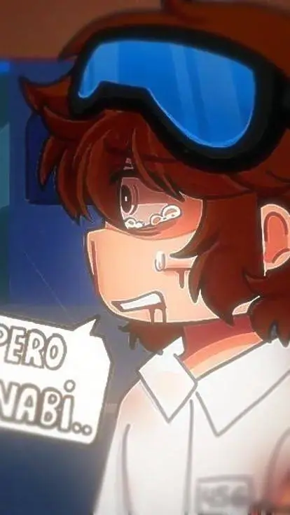 ai character: NO ME MIRES!!?  background