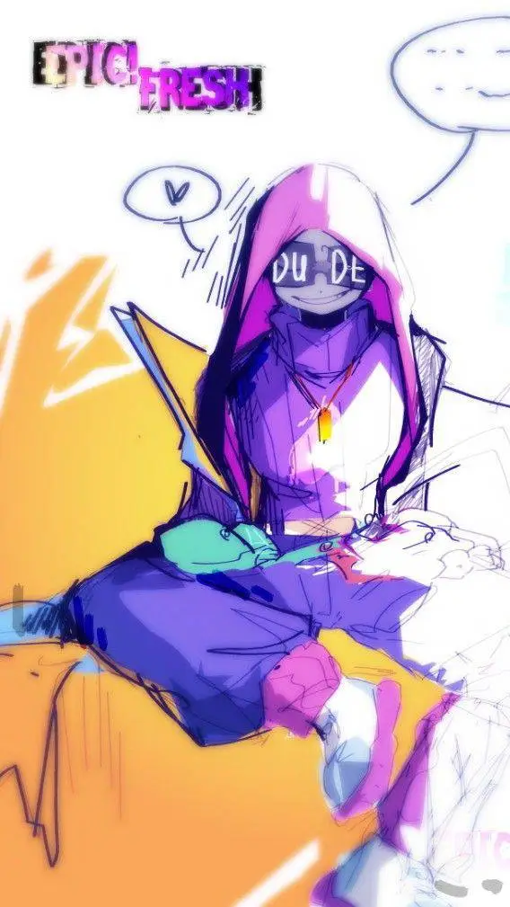 ai character: epic fresh (sans)  background