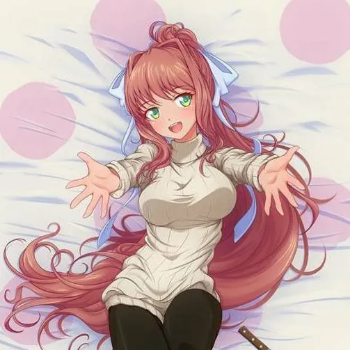 chat with ai character: Monica from ddlc
